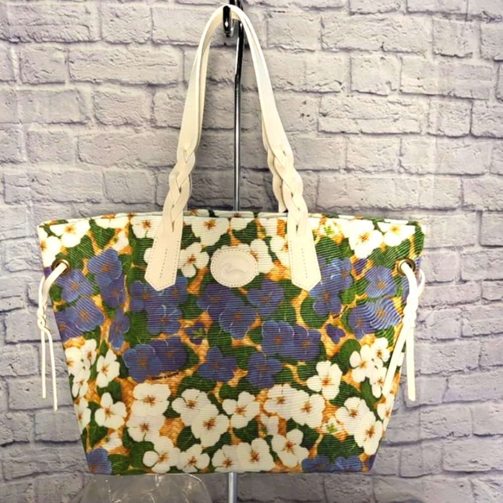 BNWT Dooney & Bourke Floral Nylon Shopper Tote
